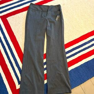 Express - Editor Fit in Charcoal Size 6- New With Tags- Flare Leg, Low Rise